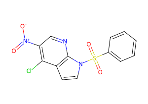 1-(苯磺酰基)-4-氯-5-硝基-1H-吡咯并[2,3-B]吡啶
