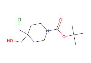 叔-丁基 4-(氯甲基)-4-(羟甲基)哌啶-1-甲酸基酯